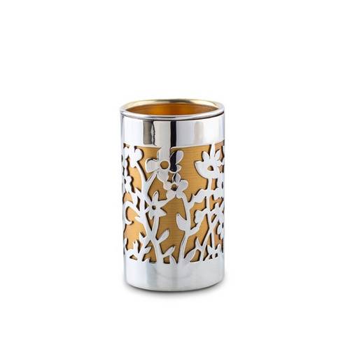 Cut-Out Floral Design Kiddush Cup by Bier Judaica-5 product photo