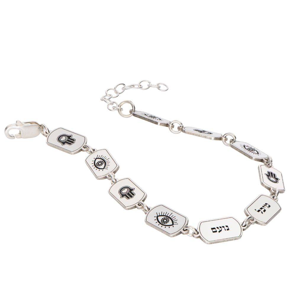 10 Names Eternal Bracelet in Sterling Silver-3 10 Names Eternal Bracelet in Sterling Silver-3 product photo