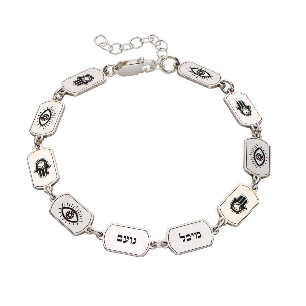 10 Names Eternal Bracelet in Sterling Silver-2 product photo