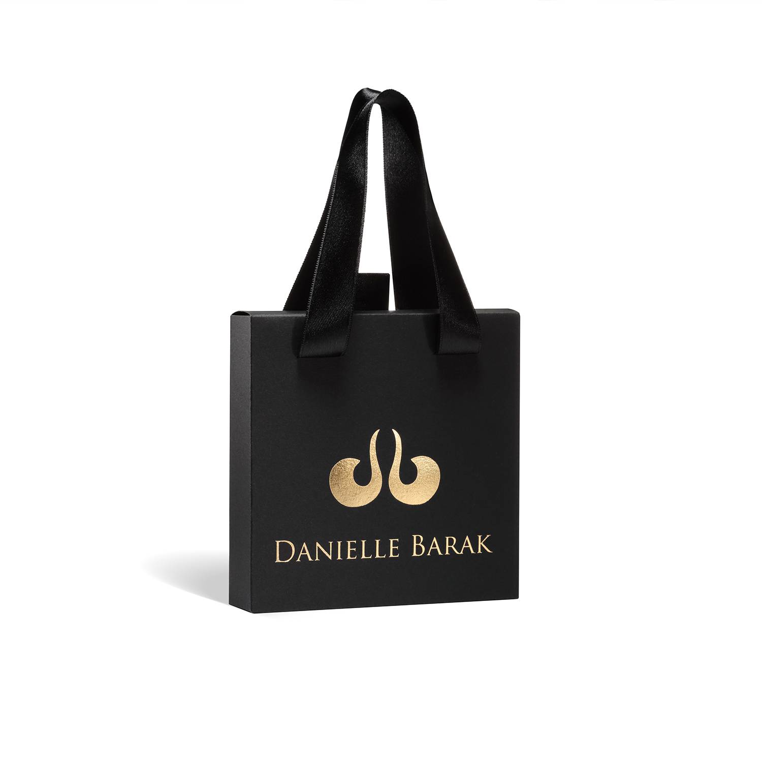 Vertical 3-Black Diamonds Evil Eye Necklace - 14k Yellow Gold-2 Vertical 3-Black Diamonds Evil Eye Necklace - 14k Yellow Gold-2 product photo