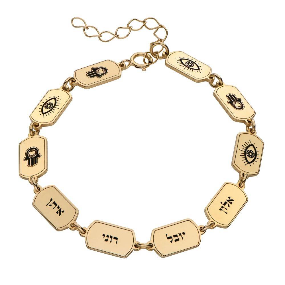 10 Names Eternal Bracelet in 14K Yellow Gold-4 10 Names Eternal Bracelet in 14K Yellow Gold-4 product photo