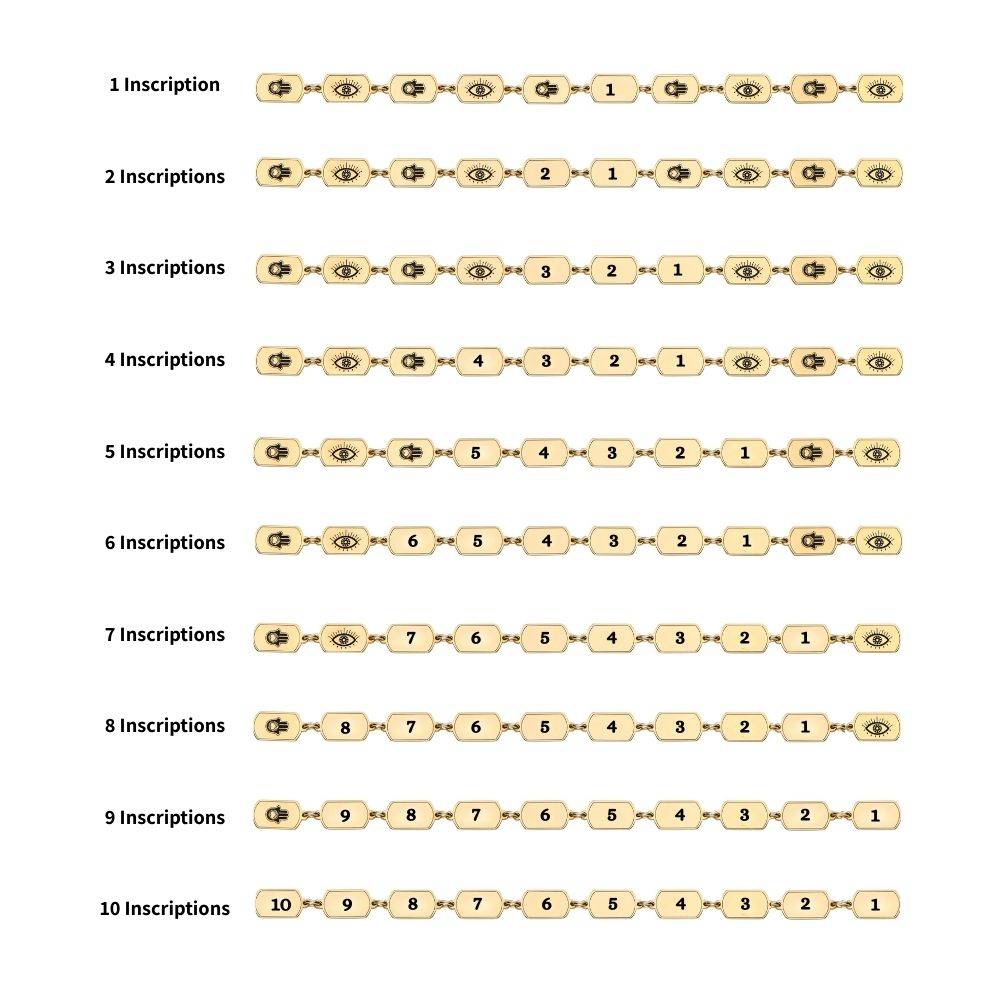 10 Names Eternal Bracelet in 14K Yellow Gold-2 10 Names Eternal Bracelet in 14K Yellow Gold-2 product photo