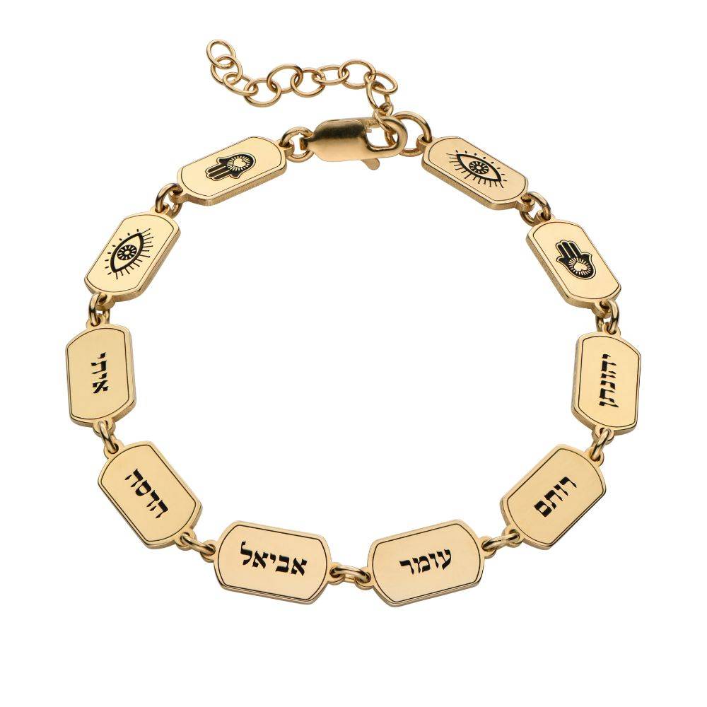 10 Names Eternal Bracelet in Gold Vermeil-2 10 Names Eternal Bracelet in Gold Vermeil-2 product photo