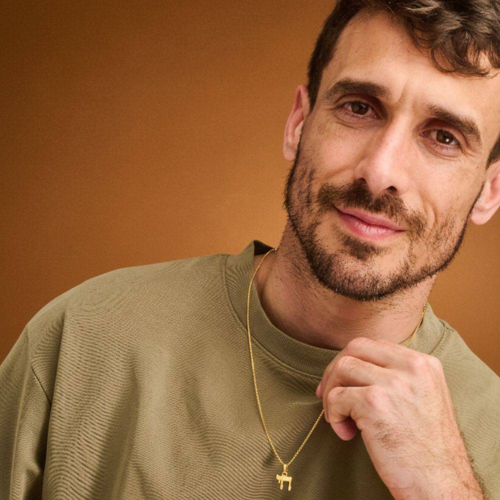 Chai Necklace with 18K Gold Plating-4 product photo