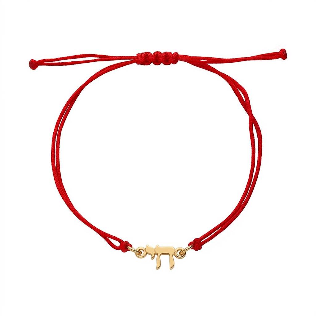 Chai String Bracelet in Gold Plating-1 product photo