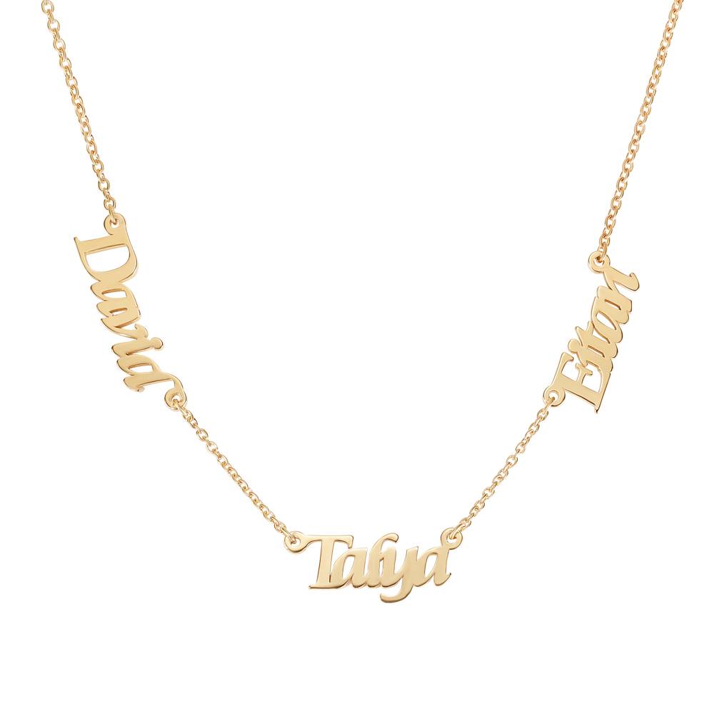 Heritage English Name Necklace in Gold Plating-1 product photo