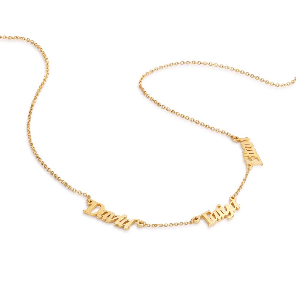 Heritage English Name Necklace in Gold Plating-2 product photo