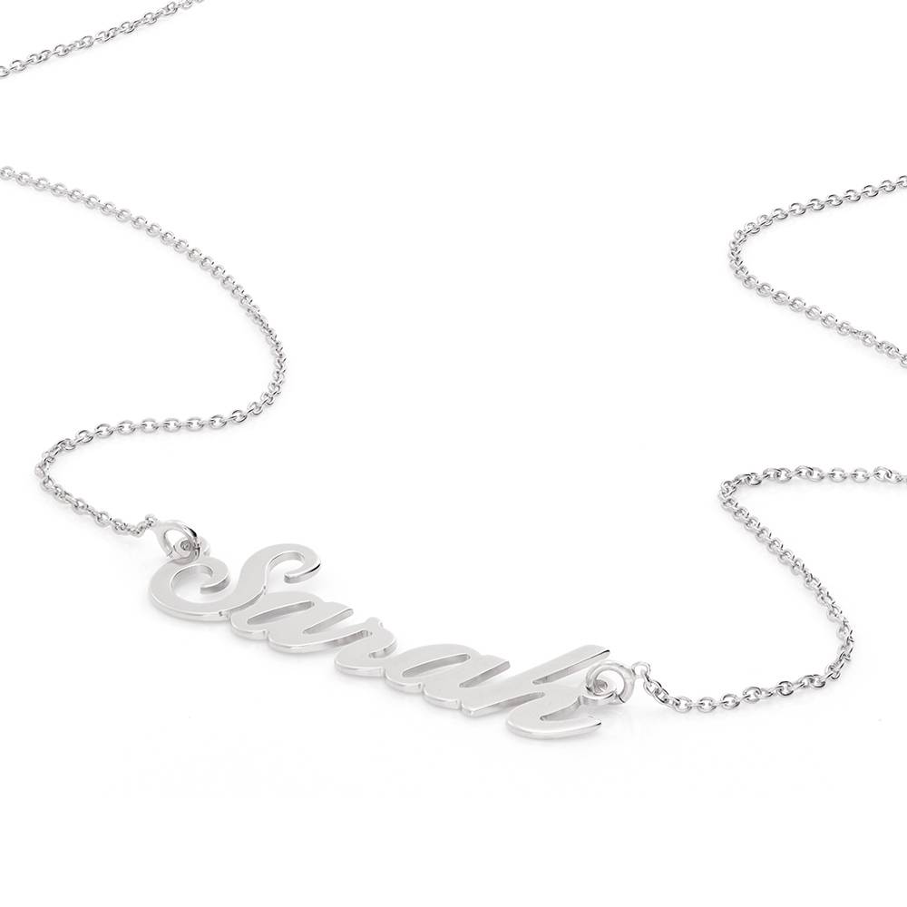 Classic English Name Necklace in Sterling Silver-2 product photo