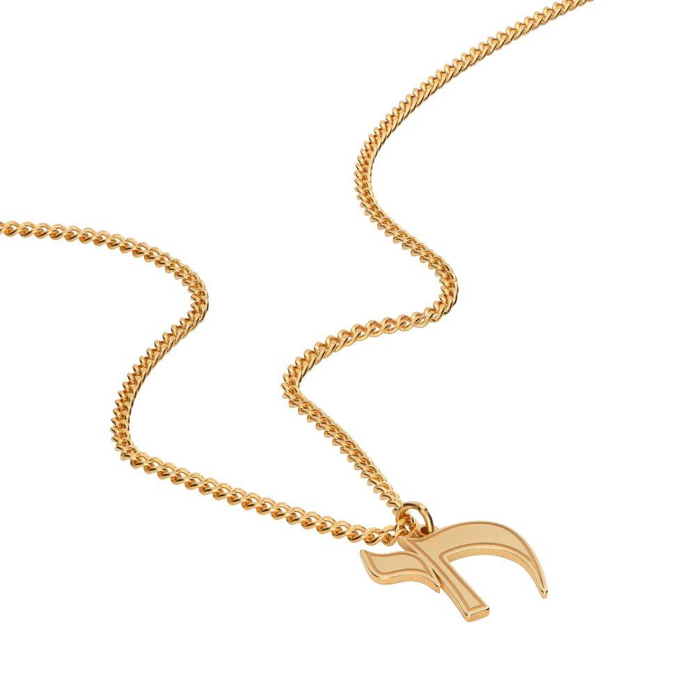 Unisex Chai Necklace in Gold Vermeil-1 product photo
