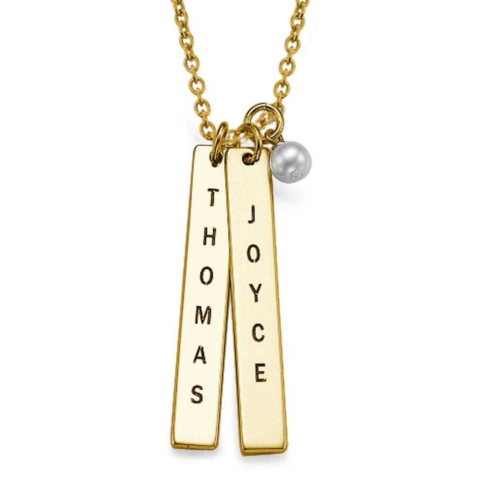Customized Name Tag Necklace in Gold Plating-1 Customized Name Tag Necklace in Gold Plating-1 product photo