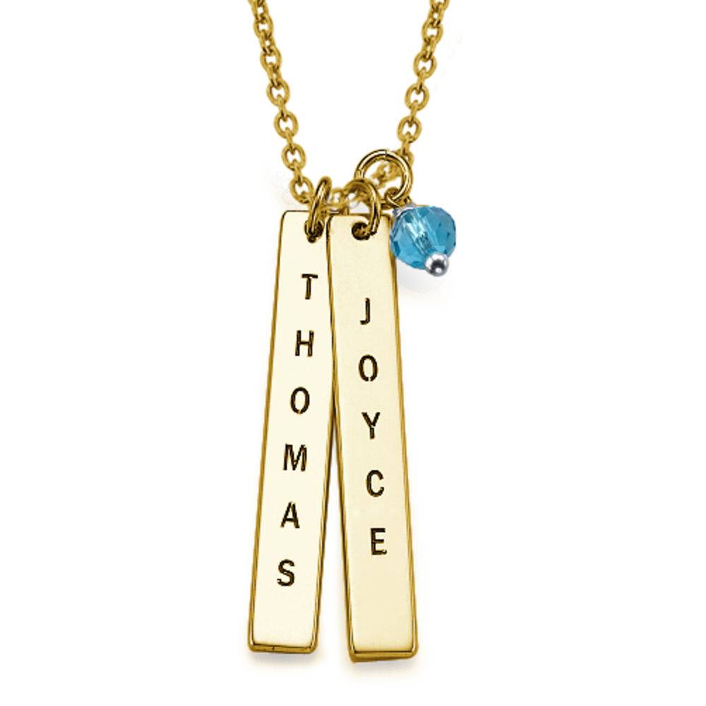 Customized Name Tag Necklace in Gold Plating-2 Customized Name Tag Necklace in Gold Plating-2 product photo