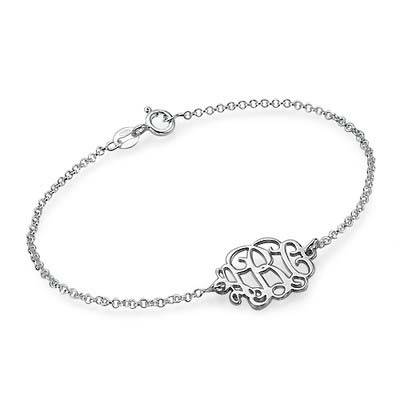 Sterling Silver Monogram Bracelet-3 product photo