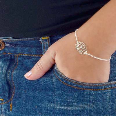 Sterling Silver Monogram Bracelet-2 product photo