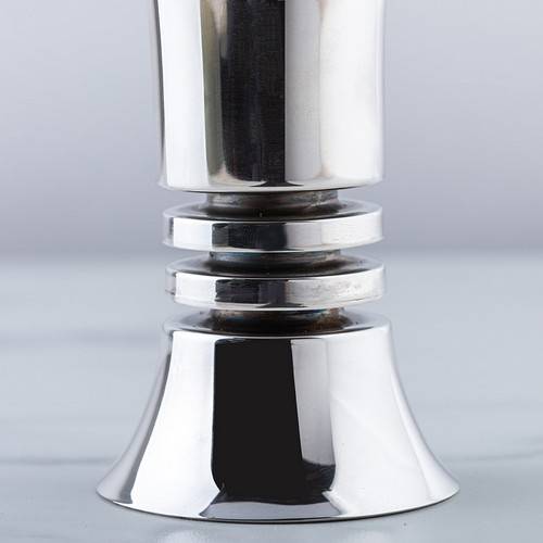 Silver and Gold Goblet Kiddush Cup by Bier Judaica-4 product photo