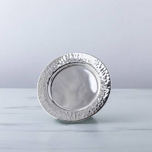 Sterling Silver Plate. Hammered Finish by Bier Judaica-2 product photo